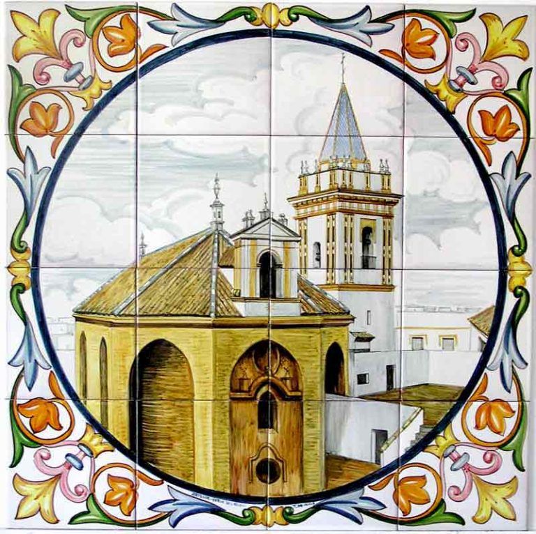 Azulejos sevillanos artesanos pintados a mano - Cerámicas Artesur - Paisajes - 7