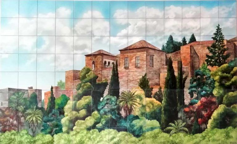 Azulejos sevillanos artesanos pintados a mano - Cerámicas Artesur - Paisajes - 8