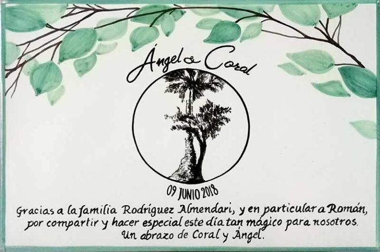 Azulejos sevillanos artesanos pintados a mano - Cerámicas Artesur - Conmemorativos - 9