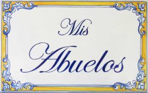 Azulejos artesanos pintados a mano en el estilo sevillano - Artesur - Azulejos para casas - Los abuelos 610