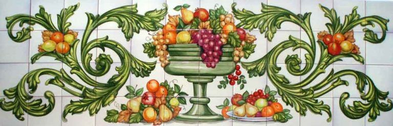 Azulejos sevillanos artesanos pintados a mano - Cerámicas Artesur - Cocinas - 3