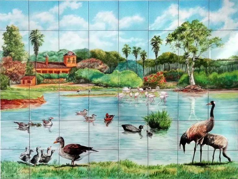 Azulejos sevillanos artesanos pintados a mano - Cerámicas Artesur - Animales - 6