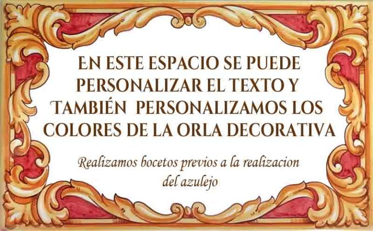 Azulejos rotulados y pintados a mano - Cerámicas Artesur - Rótulos comerciales y conmemorativos