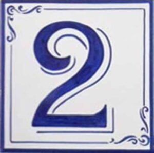 Azulejos sevillanos artesanos pintados a mano - Cerámicas Artesur - Número 2