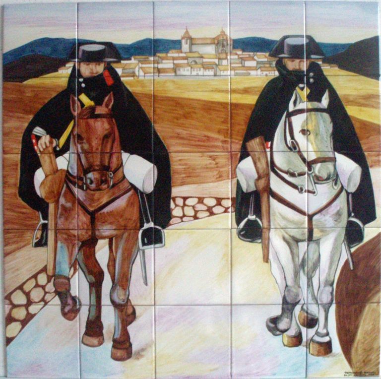 Azulejo pintado a mano por encargo. Cerámicas Artesur-801119