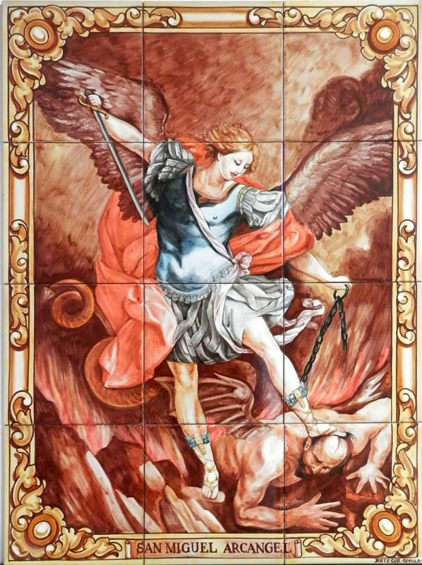 Categoría Santos. Azulejos religiosos pintados a mano. Cerámicas Artesur