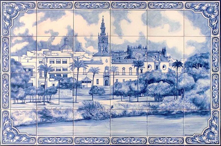 Azulejos pintados a mano, Plaza de toros de sevilla, Cerámicas Artesur-68762